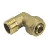 Raccord à Compression Tube PER Ø16 - Coude Mâle 1/2"(15/21) - Somatherm