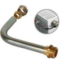 SOMATHERM KIT Canne De Raccordement Arrière Radiateur à Visser Mâle Ø15x21