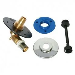 SOMATHERM Sortie De Cloison FIXOPLAC WC - Raccord à Sertir Multicouche Par Pince TH 16 - Raccordement M3/8