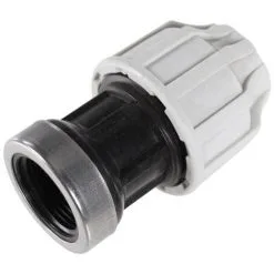 SOMATHERM Raccord Polypropylène Droit ACS Pour PE Ou PEHD Ø20 - Sortie Femelle 3/4" (20/27)