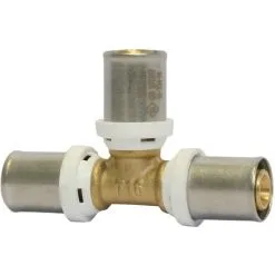 SOMATHERM Raccord Multicouche à Sertir Té égal Ø32X3,0