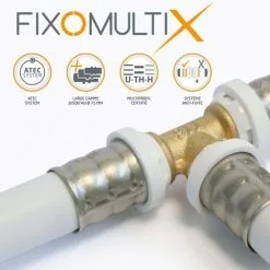 SOMATHERM Raccord Multicouche à Sertir Té Femelle Ø26 - F1/2" (15/21) - Ø20 -Promos SOMATHERM Magasin 511085 4