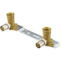 SOMATHERM Raccord Multicouche à Sertir Sortie De Cloison Ø16x2,0 - Entre Axe 150 - Femelle 1/2" (15/21)