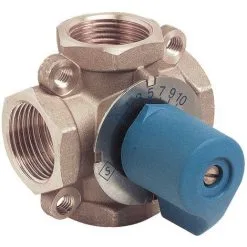 SOMATHERM Vannes Mélangeuses Laiton 4 Voies Kvs 8 Femelle 3/4"(20/27)