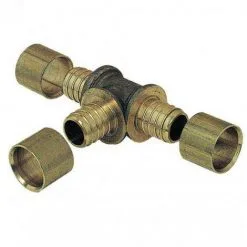 SOMATHERM Té égal à Glissement Pour Tube PER - Ø PER: 16x20