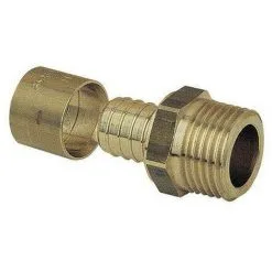 SOMATHERM Raccord Droit Mâle à Glissement Pour Tube PER - Filetage: 20x27 - Ø PER: 16x20