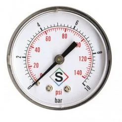 SOMATHERM Manomètre Axial Pour Chaudière - Echelle: 4 Bars