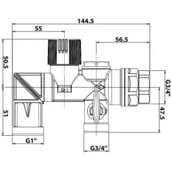 Groupe De Sécurité Orientable Double Sécurité Téflon 3/4" (20/27) - Somatherm -Promos SOMATHERM Magasin 59940899 3