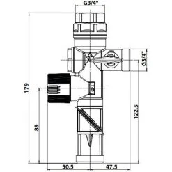 Groupe De Sécurité Orientable Double Sécurité Inox 3/4" (20/27) - Somatherm -Promos SOMATHERM Magasin 60079208 3