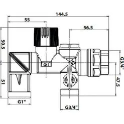 Groupe De Sécurité Orientable Double Sécurité Inox 3/4" (20/27) - Somatherm -Promos SOMATHERM Magasin 60079208 4