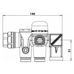 Groupe De Sécurité Triple Sécurité Inox 3/4" (20/27) - Somatherm -Promos SOMATHERM Magasin 60282965 4