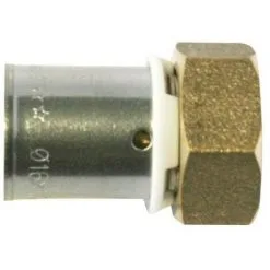 SOMATHERM Raccord Femelle A Sertir PER Droit Ø 25 - Ø Taraudage 3/4