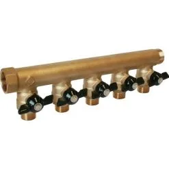 SOMATHERM Collecteur Avec Vannes MF 20/27 M15x21 - 5 Sorties -Promos SOMATHERM Magasin 63772053 3