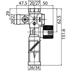Groupe De Sécurité Orientable - Siège Téflon 3/4" (20/27) - Somatherm -Promos SOMATHERM Magasin 74451681 3